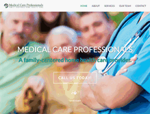 Tablet Screenshot of medicalcareprofessionals.com